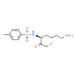 ChemSpider 2D Image | Tosyl-L-lysine chloromethyl ketone | C14H21ClN2O3S