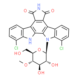 ChemSpider 2D Image | Rebeccamycin | C27H21Cl2N3O7