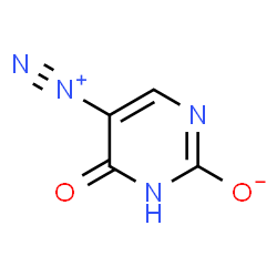 ChemSpider 2D Image | 5-Diazonio-6-oxo-1,6-dihydro-2-pyrimidinolate | C4H2N4O2