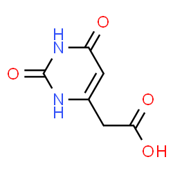 ChemSpider 2D Image | Uracil-4-acetic acid | C6H6N2O4