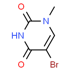 ChemSpider 2D Image | 1-methyl-5-bromouracil | C5H5BrN2O2