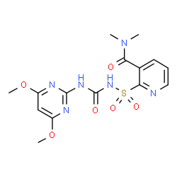 ChemSpider 2D Image | nicosulfuron [ANSI] | C15H18N6O6S