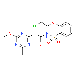 ChemSpider 2D Image | triasulfuron | C14H16ClN5O5S