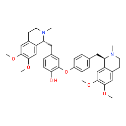 ChemSpider 2D Image | Dauricine | C38H44N2O6
