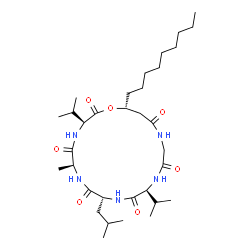 ChemSpider 2D Image | Isariin | C33H59N5O7