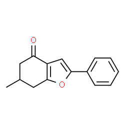 ChemSpider 2D Image | 6-Methyl-2-phenyl-6,7-dihydro-1-benzofuran-4(5H)-one | C15H14O2