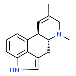 ChemSpider 2D Image | (-)-agroclavine | C16H18N2