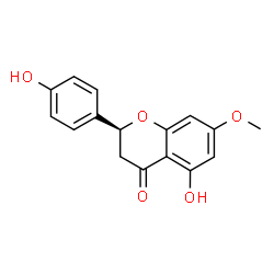 ChemSpider 2D Image | (-)-(S)-Sakuranetin | C16H14O5