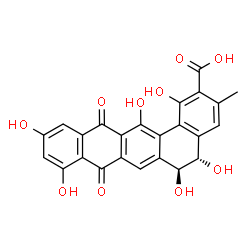 ChemSpider 2D Image | 11-O-Demethylpradinone I | C24H16O10