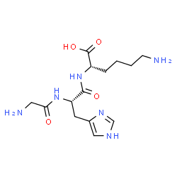ChemSpider 2D Image | Glycyl-L-histidyl-L-lysine | C14H24N6O4