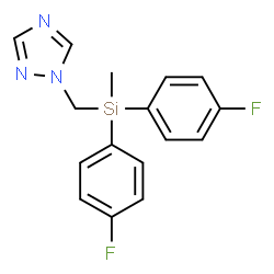 ChemSpider 2D Image | Flusilazole | C16H15F2N3Si