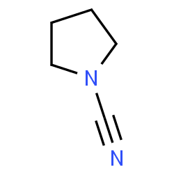 ChemSpider 2D Image | 1-cyanopyrrolidine | C5H8N2