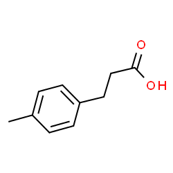ChemSpider 2D Image | 3-(p-Tolyl)propionic acid | C10H12O2