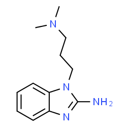 ChemSpider 2D Image | 1-[3-(Dimethylamino)propyl]-1H-benzimidazol-2-amine | C12H18N4