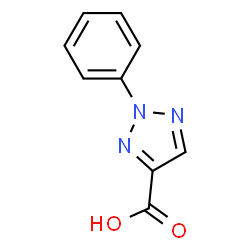 ChemSpider 2D Image | 2-Phenyl-2H-1,2,3-triazole-4-carboxylic acid | C9H7N3O2