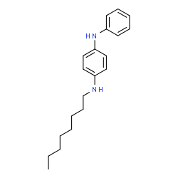 ChemSpider 2D Image | N-Octyl-N'-phenyl-1,4-benzenediamine | C20H28N2