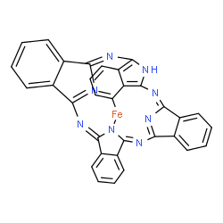 ChemSpider 2D Image | (29H-Phthalocyanin-31-id-1-yl-kappa~2~C~1~,N~31~)iron | C32H16FeN8