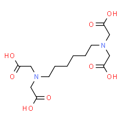 ChemSpider 2D Image | hexamethylenediaminetetraacetic acid | C14H24N2O8