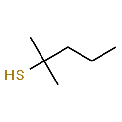 ChemSpider 2D Image | 2-Methyl-2-pentanethiol | C6H14S