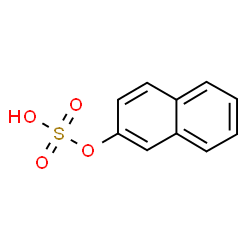 ChemSpider 2D Image | 2-Naphthyl sulfate | C10H8O4S