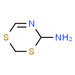 ChemSpider 2D Image | 4H-1,3,5-Dithiazin-4-amine | C3H6N2S2