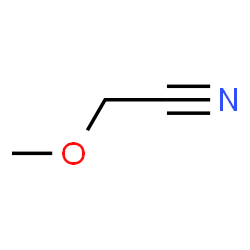 ChemSpider 2D Image | Methoxyacetonitrile | C3H5NO