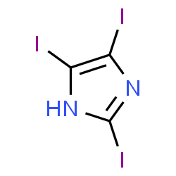 ChemSpider 2D Image | 2,4,5-Triiodoimidazole | C3HI3N2