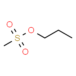 ChemSpider 2D Image | Propyl methanesulfonate | C4H10O3S
