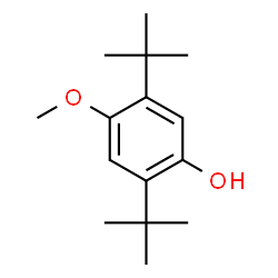 ChemSpider 2D Image | 2,5-Di-tert-butyl-4-methoxyphenol | C15H24O2