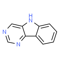 ChemSpider 2D Image | 5H-Pyrimido[5,4-b]indole | C10H7N3