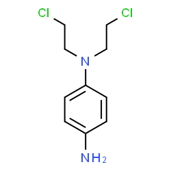 ChemSpider 2D Image | N,N-Bis(2-chloroethyl)-1,4-benzenediamine | C10H14Cl2N2