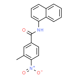 ChemSpider 2D Image | 3-Methyl-N-(1-naphthyl)-4-nitrobenzamide | C18H14N2O3