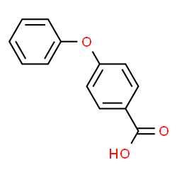 ChemSpider 2D Image | 4-Phenoxybenzoic acid | C13H10O3
