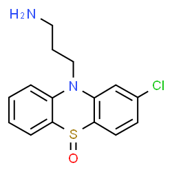 ChemSpider 2D Image | 2-chloro-10h-phenothiazine-10-propanamine 5-oxide | C15H15ClN2OS