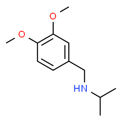 ChemSpider 2D Image | N-(3,4-Dimethoxybenzyl)-2-propanamine | C12H19NO2