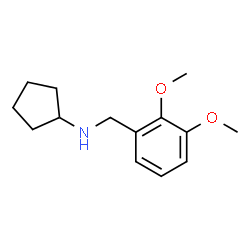 ChemSpider 2D Image | Cyclopentyl-(2,3-dimethoxybenzyl)amine | C14H21NO2