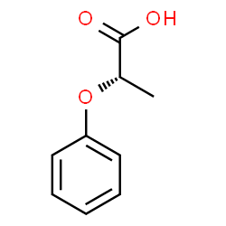 ChemSpider 2D Image | (-)-2-Phenoxypropionic acid | C9H10O3