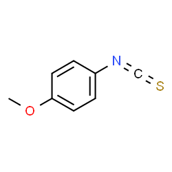 ChemSpider 2D Image | 4-methoxyphenylisothiocyanate | C8H7NOS