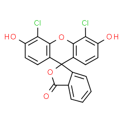 ChemSpider 2D Image | dichlorofluorescein | C20H10Cl2O5