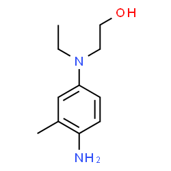ChemSpider 2D Image | 2-(4-amino-N-ethyl-m-toluidino)ethanol | C11H18N2O