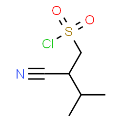 ChemSpider 2D Image | 2-Cyano-3-methyl-1-butanesulfonyl chloride | C6H10ClNO2S