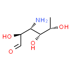 ChemSpider 2D Image | 3-Amino-3,6-dideoxy-L-glucose | C6H13NO4