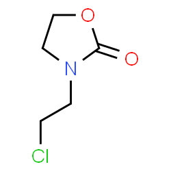 ChemSpider 2D Image | 3-(2-chloroethyl)oxazolidin-2-one | C5H8ClNO2