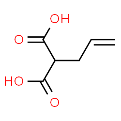 ChemSpider 2D Image | Allylmalonic acid | C6H8O4