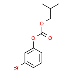 ChemSpider 2D Image | 3-Bromophenyl isobutyl carbonate | C11H13BrO3