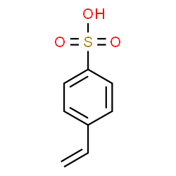 ChemSpider 2D Image | 4-styrenesulfonic acid | C8H8O3S