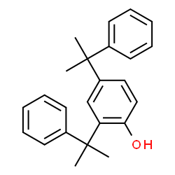 ChemSpider 2D Image | 2,4-Bis(2-phenyl-2-propanyl)phenol | C24H26O