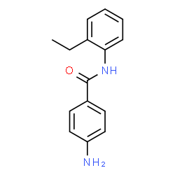ChemSpider 2D Image | 4-Amino-N-(2-ethylphenyl)benzamide | C15H16N2O