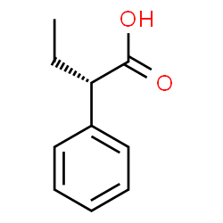 ChemSpider 2D Image | (S)-2-phenylbutyric acid | C10H12O2