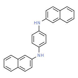 ChemSpider 2D Image | N,N-DI-2-NAPHTHYL-P-PHENYLENEDIAMINE | C26H20N2